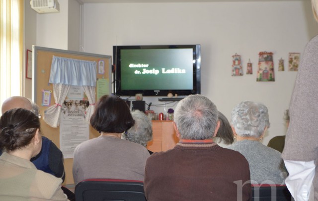 Projekcija filma u Udruzi oca Ante Gabrića