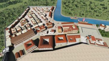 Antička Narona, 3D model, Foto - Stipe Ujdur (10)
