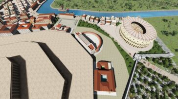 Antička Narona, 3D model, Foto - Stipe Ujdur (11)