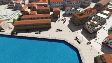 Antička Narona, 3D model, Foto - Stipe Ujdur (2)