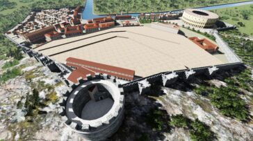 Antička Narona, 3D model, Foto - Stipe Ujdur (9)