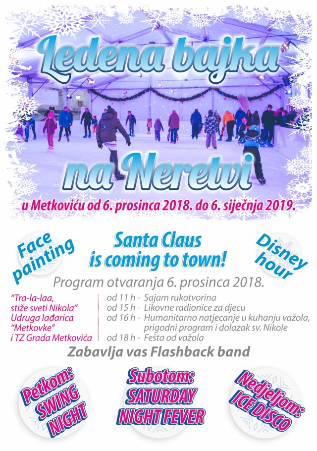Ledena bajka na Neretvi, Plakat