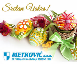 VODOVOD METKOVIĆ – Uskrsna Čestitka