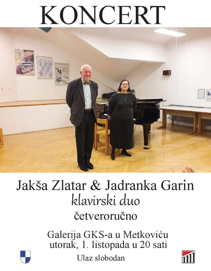 Jakša Zlatar i Jadranka Garin plakat najnovije page