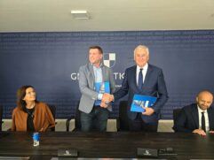 Župan Dobroslavić potpis Ugovora Metkovič ()