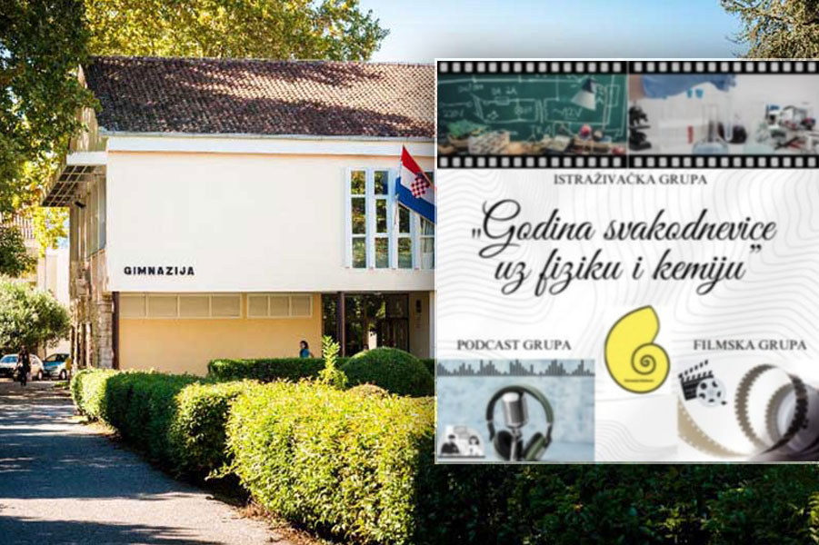 Gimnazija Metković, projekt Godina svakodnevice uz fiziku i kemiju