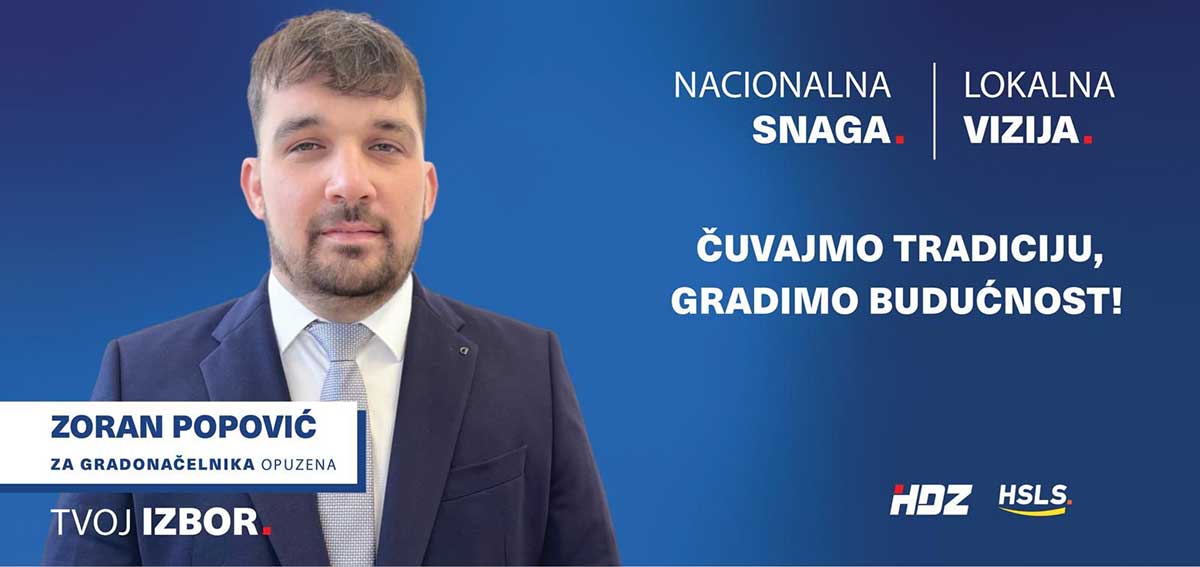 Zoran Popović, HDZ – Lokalni izbori Opuzen 2025