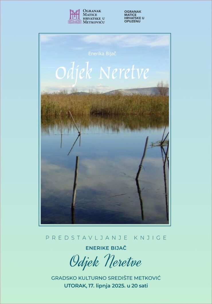 OMHuM Predstavljanje knjige Odjek Neretve, Enerike Bijač