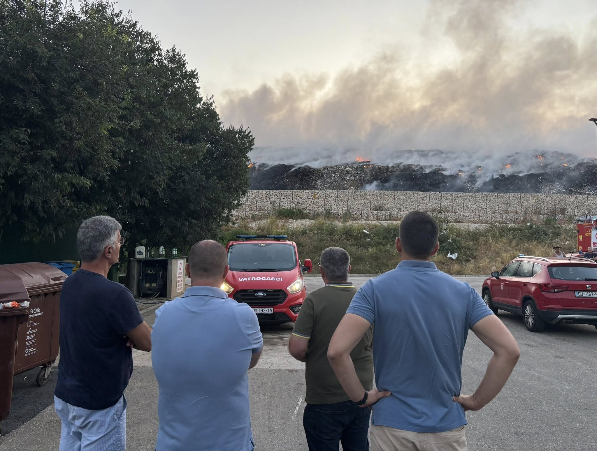 Požar na deponiju Dubravica, gradonačelnik Dalibor Milan (3)