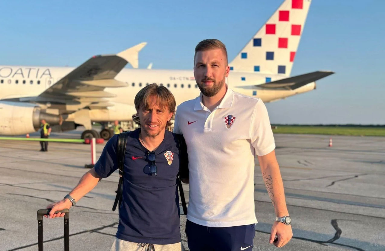 Luka Modrić i Ivo Jerković