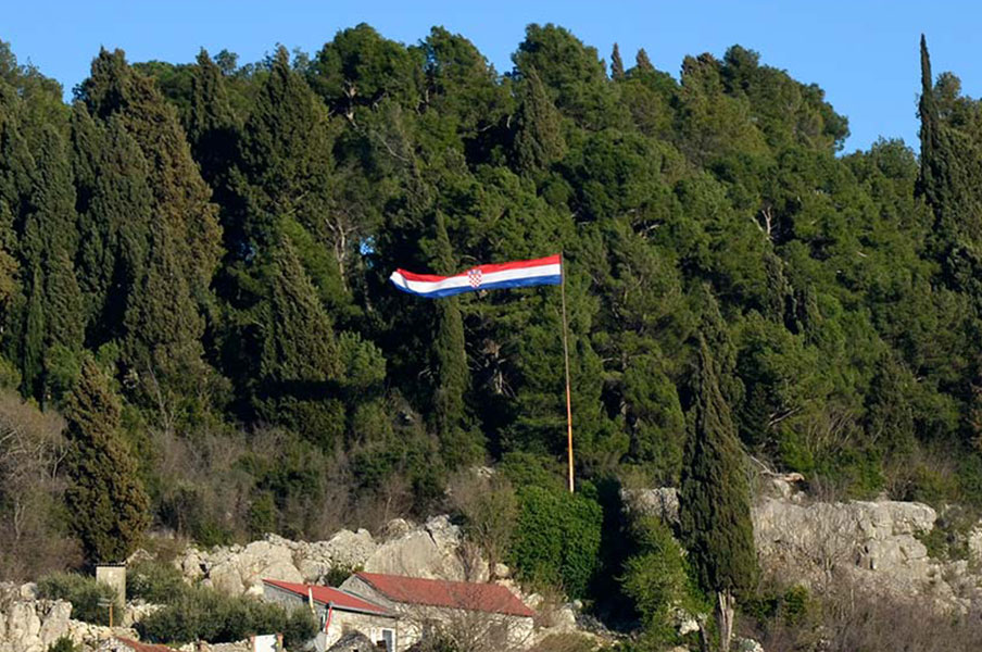 Metkovic Predolac Hrvatska zastava