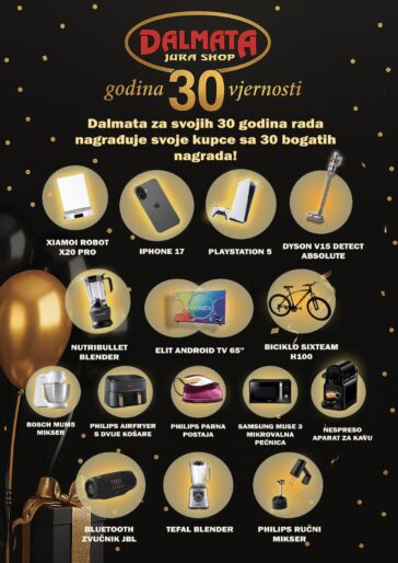 Dalmata Jura shop 30 godina Nagradna igra (1)