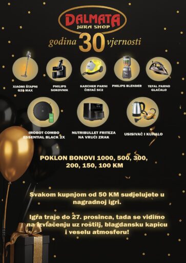 Dalmata Jura shop 30 godina Nagradna igra (2)