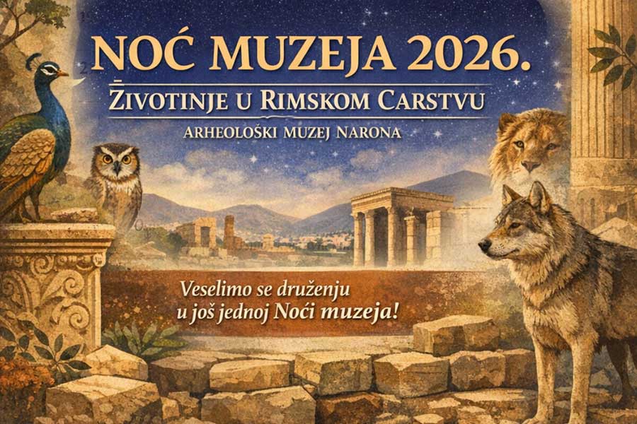 Noći muzeja 2026. u Arheološkom muzeju Narona