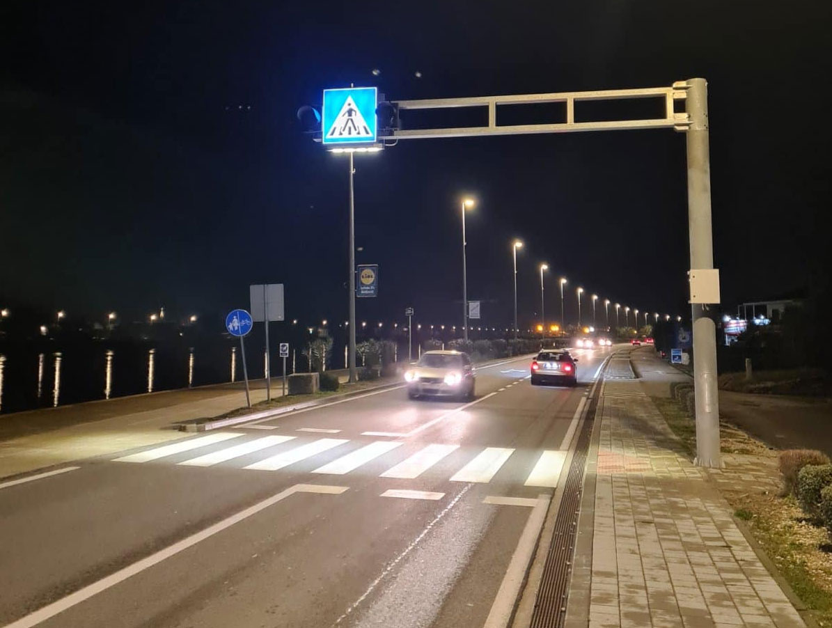 Pješački prijelaz Splitska ulica osvjetljenje