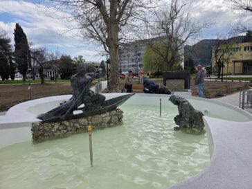 Gradska fontana u Opuzenu