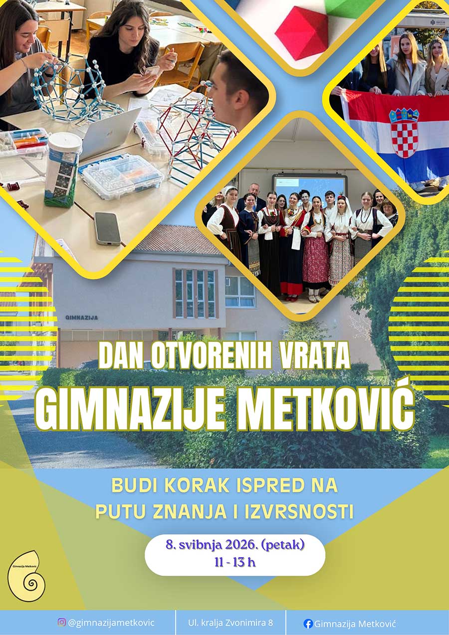 Dan otvorenih vrata Gimnazije 2026