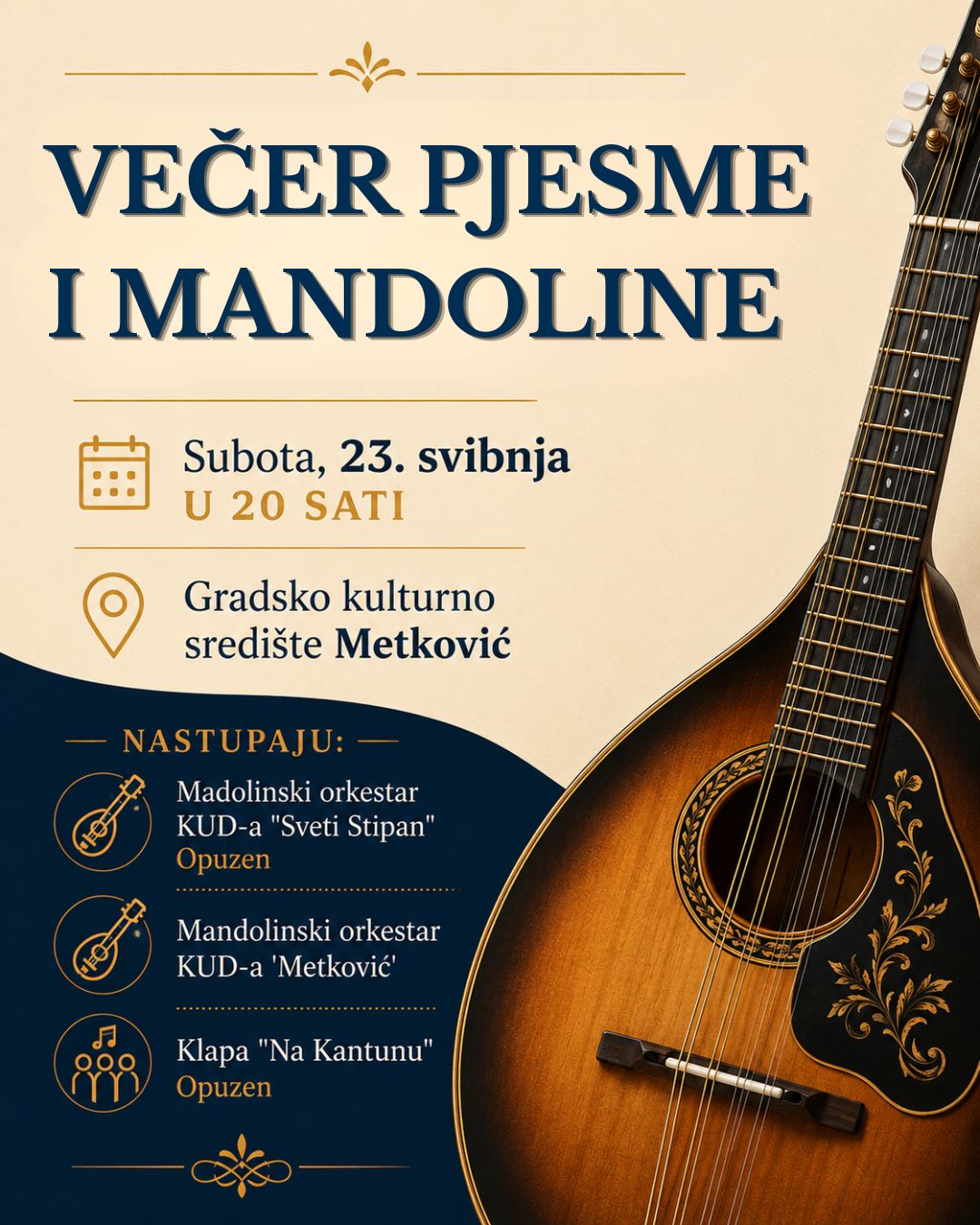 Mandolinski koncert GKS Metković