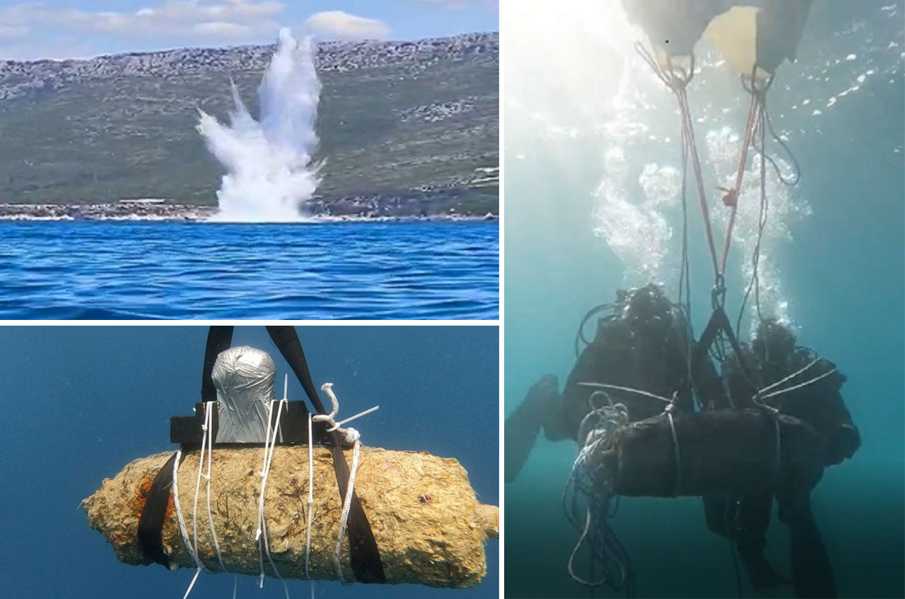 Uklonjena bomba iz uvale na Korčuli