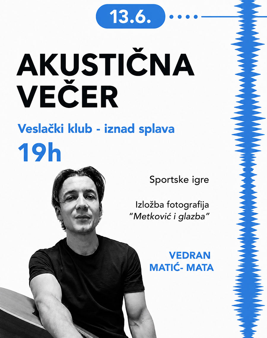 Akustična večer uz Vedrana Matića