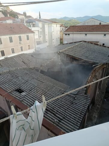 Urušio se krov kina Pobjeda