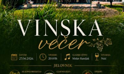 Izletište Konoba Budoni Vinska večer
