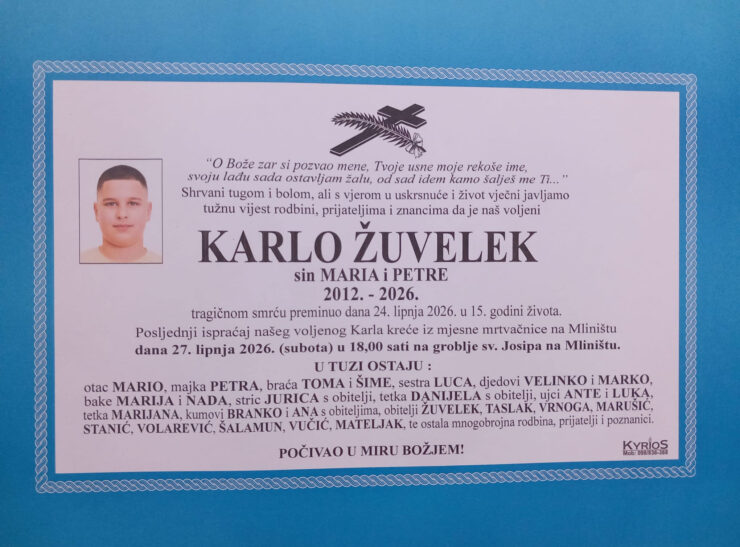 osmrtnica KŽ