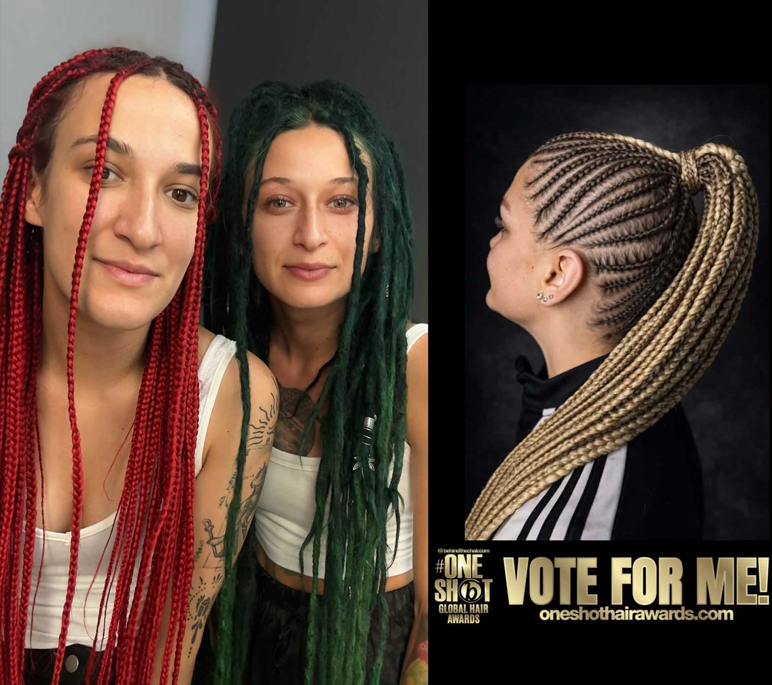 One Shot Hair Awards Sestre Kaleb