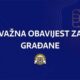 važna obavijest za građane